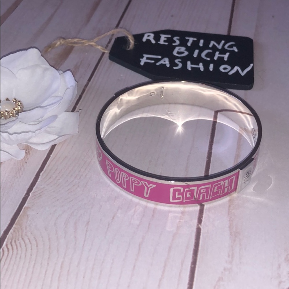 COACH poppy bangle (authentic)